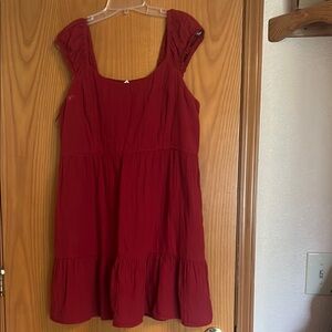 Old Navy Red Sleeveless Dress